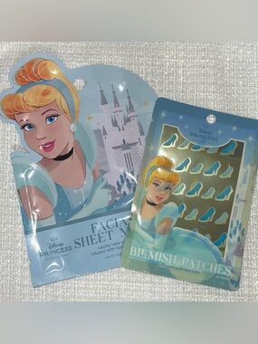 Disney Cinderella Skincare Set - Sheet Mask & Blemish Patches